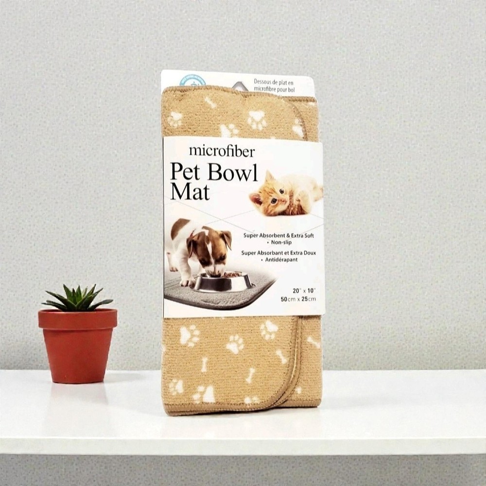 Microfiber Pet Bowl Mat
