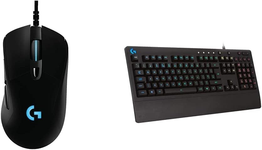 Gaming Mouse & Keyboard Bundle - 25K DPI, Lightsync RGB, Spill-Resistant
