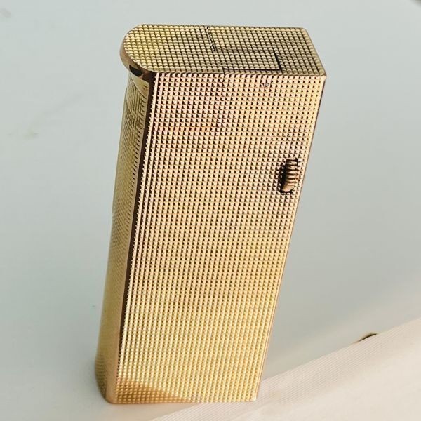 Working Dunhill Rollagas lighter Gold aldanir without box