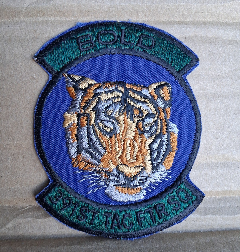 391st Tactical Fighter Squadron - USAF Air Force "Bold" Patch 1982