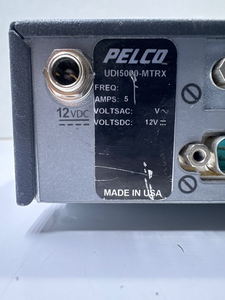 PELCO UDI5000 UDI5000-MTRX Universal Device Interface