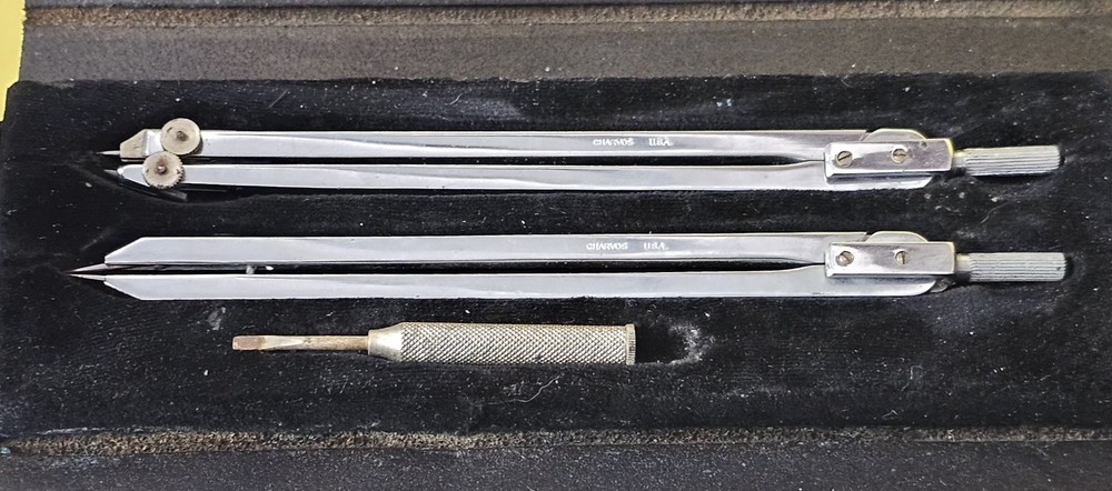 U. S. NAVY Charvos Navigator's Drafting Set