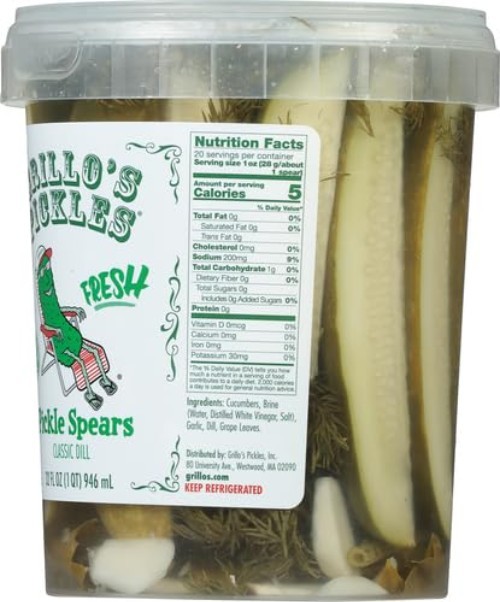 Pickles Classic Dill Pickle Spears, 32 Fl Oz