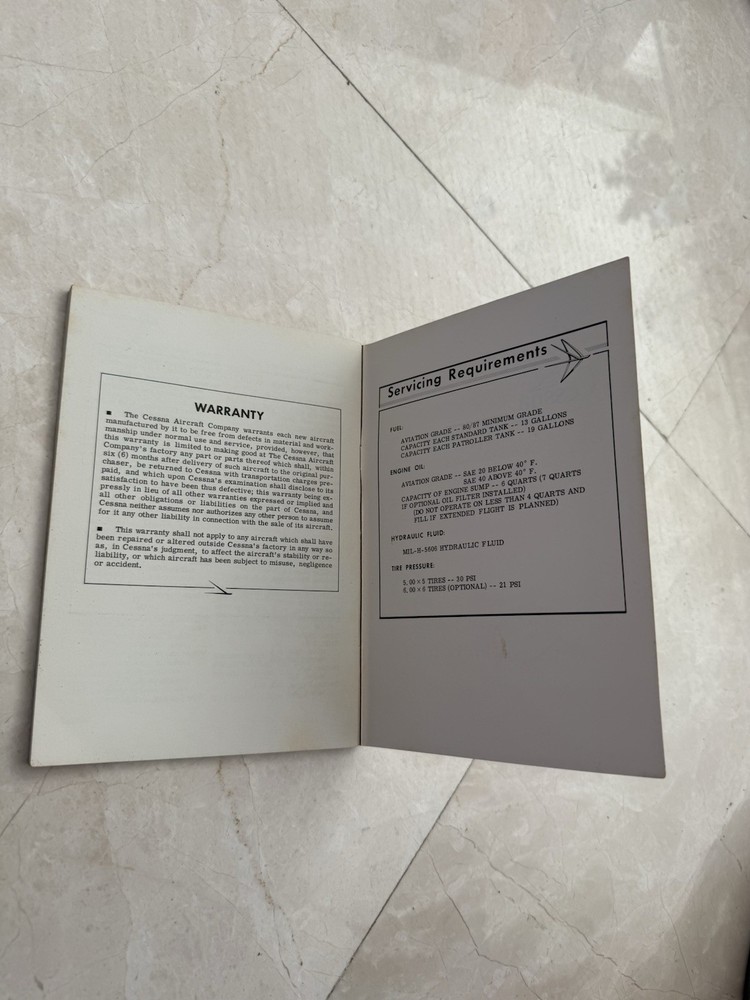 Cessna 1963 Owners Manual Model 150C