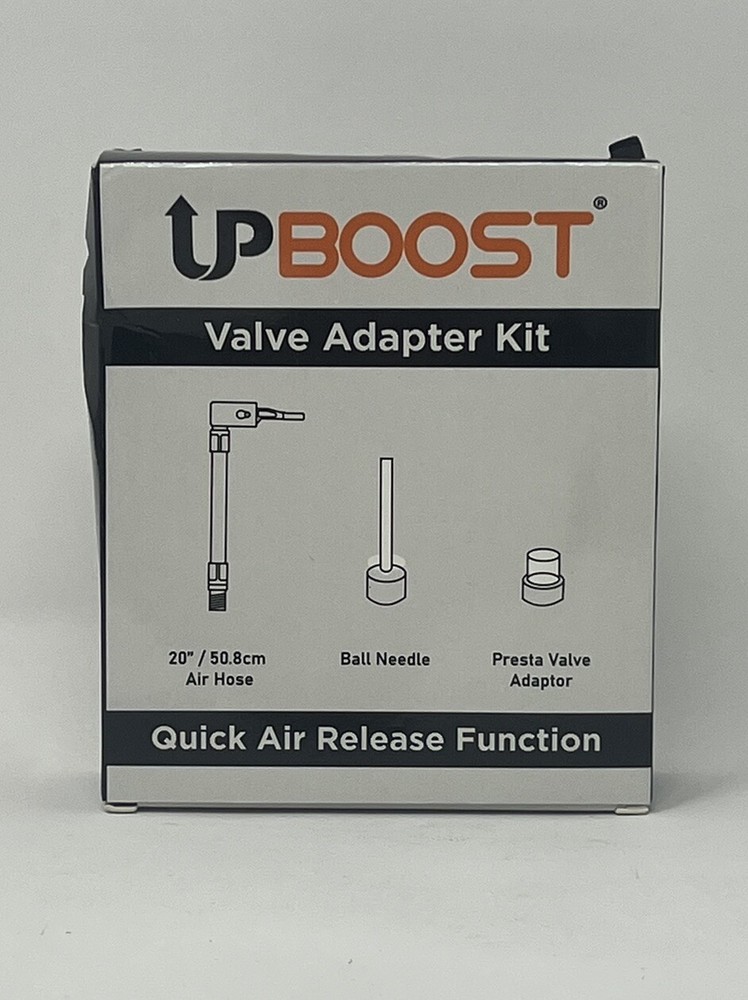 UPBOOST Bicycle Valve Adapater Kit w/ Quick Air Release Function. New (other)
