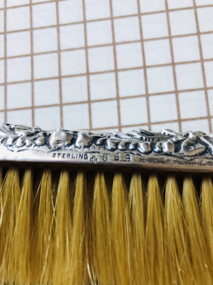 Antique Sterling Silver Clothes Brush