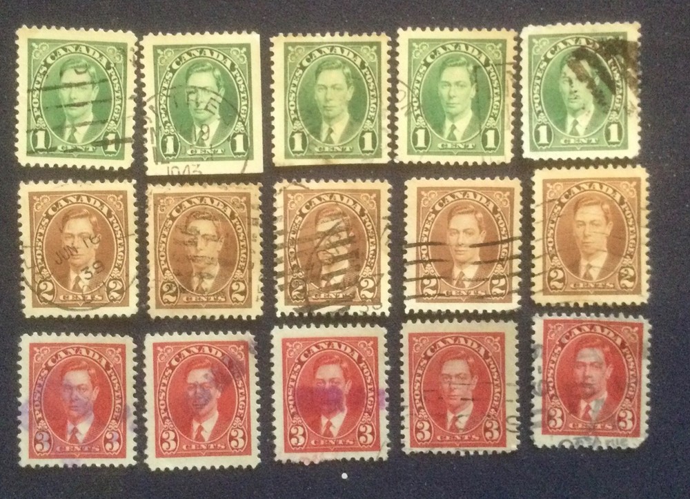 Canada used Stamp lot #303
