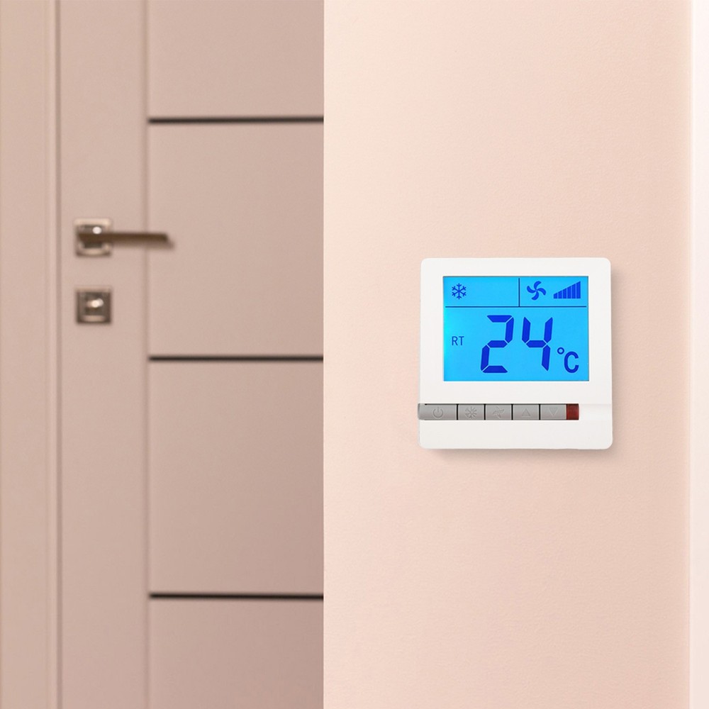 Fan and Temperature Controller with Large LCD Display for Easy Reading