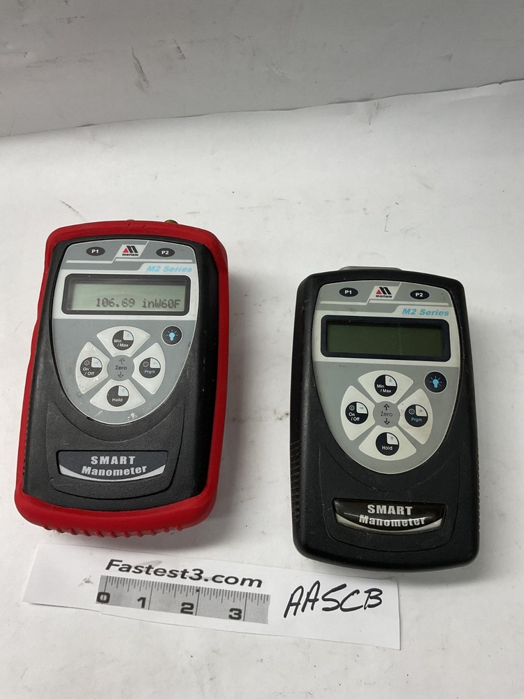 MERIAM M2 SERIES SMART MANOMETER 1 good & 1 Parts.