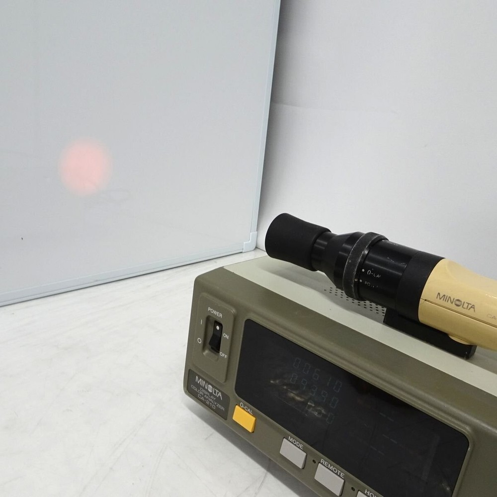 MINOLTA CA-210 Color Analyzer W/ Probe Unproofread Tested Working