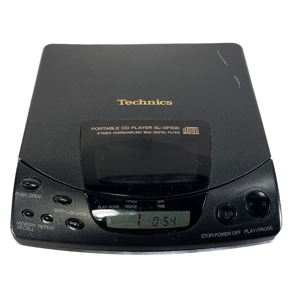 Technics SL-XP300 Portable CD Player - Tested Working Condition
