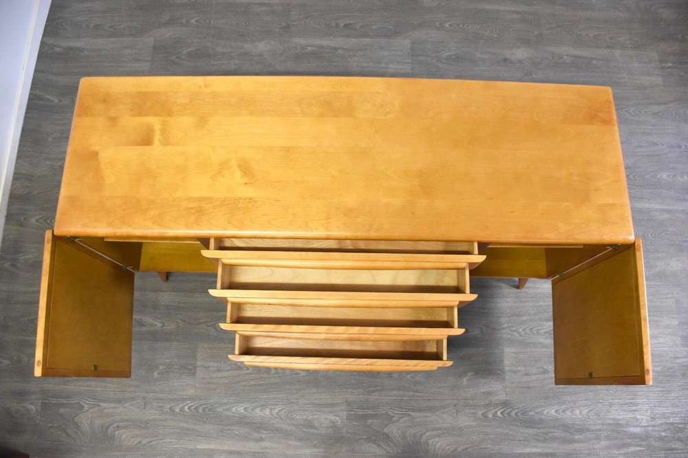 Refinished Maple Credenza by Heywood Wakefield