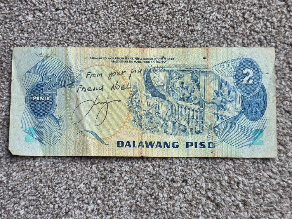PHILIPPINES 2 PISO BANKNOTE