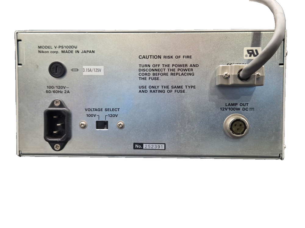 Nikon Microscope Power Unit V-PS100DU for Eclipse E800 & E1000