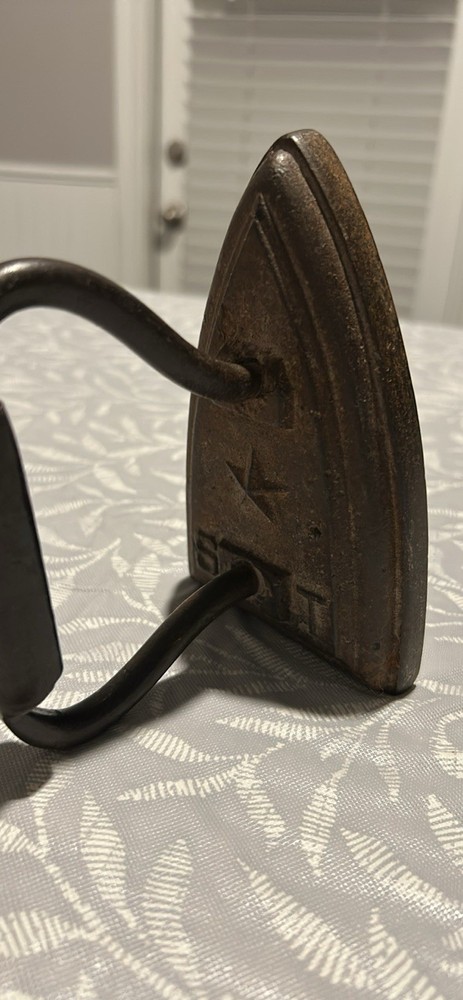 antique cast iron flat iron