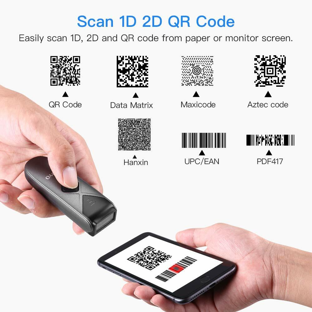 Eyoyo Wireless Bluetooth Barcode Scanner 1D 2D QR Code Reader For IOS Android US