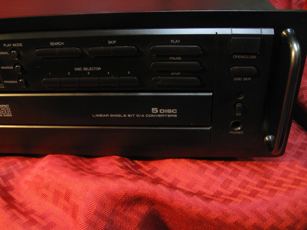 Carver SD/A350 Rack Mount CD Player Tested & Working w/ Remote Control