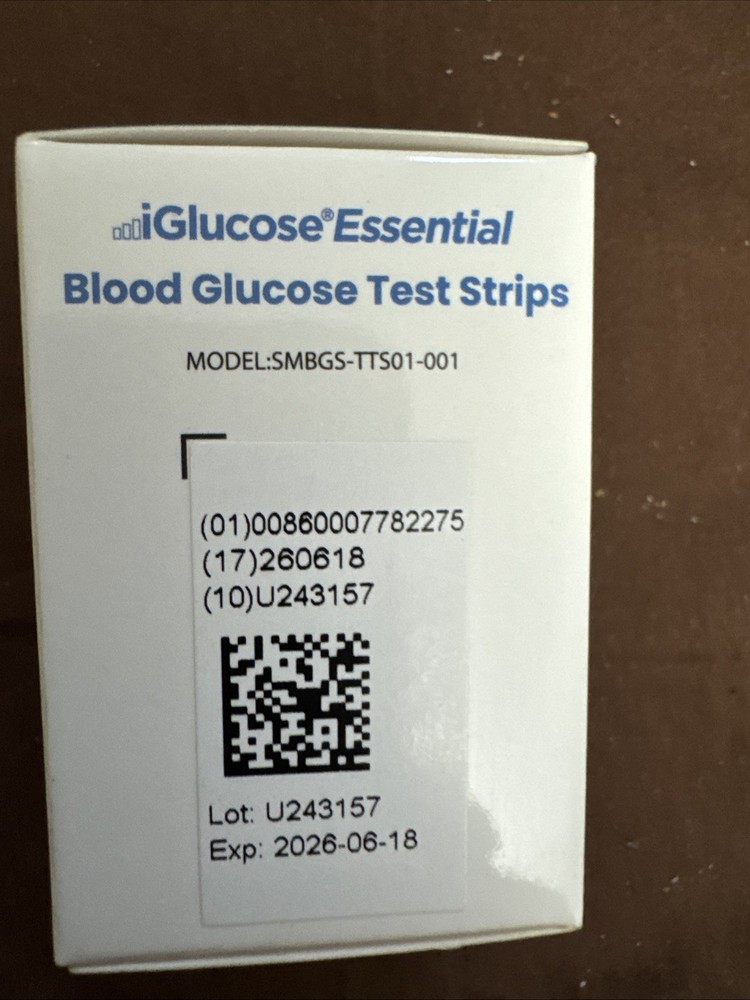 IGlucose Essential Test Strips 50ct 5/26