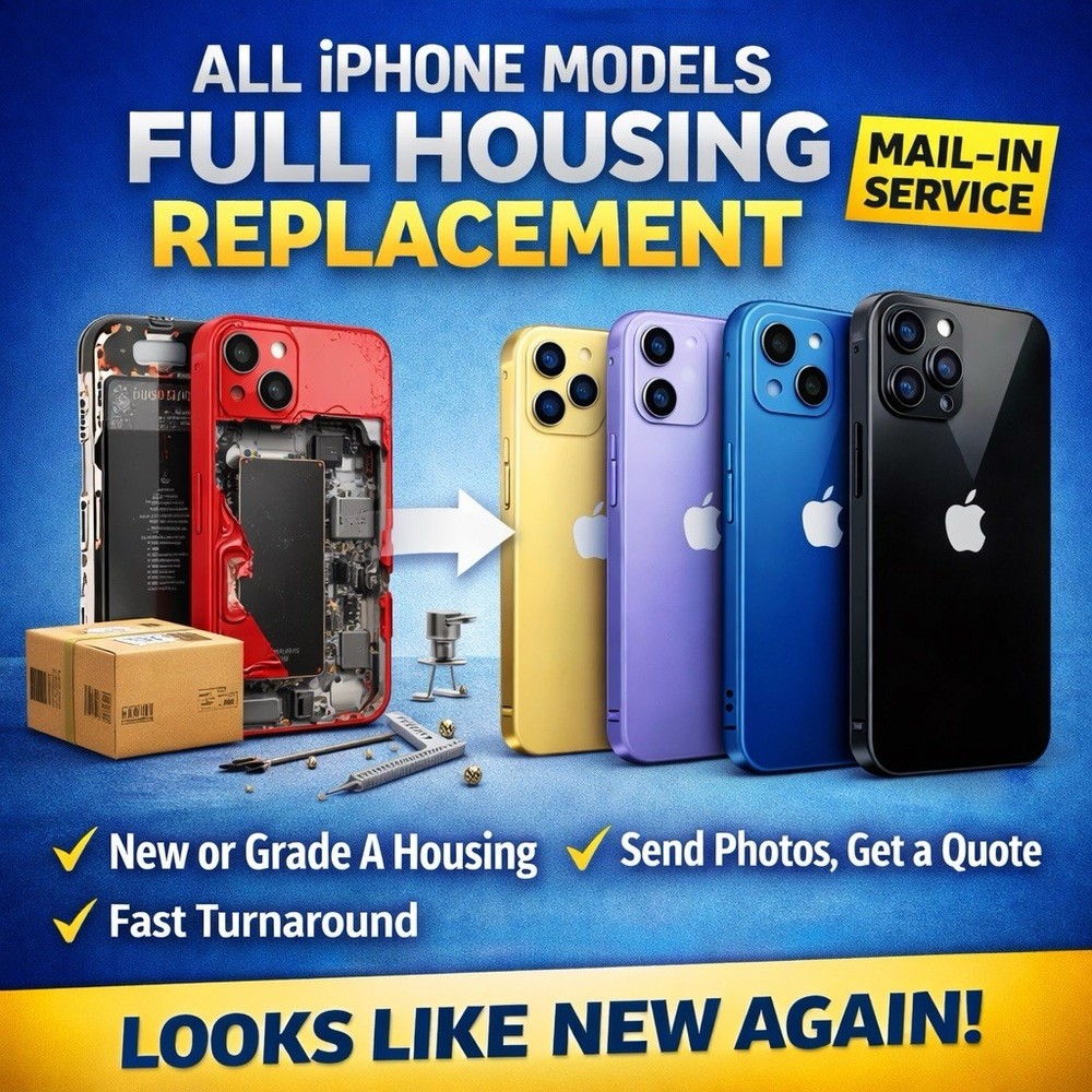 iPhone Full Housing Replacement Service – All Models (Custom Quote)