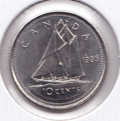 1995 Canada 10 Cents
