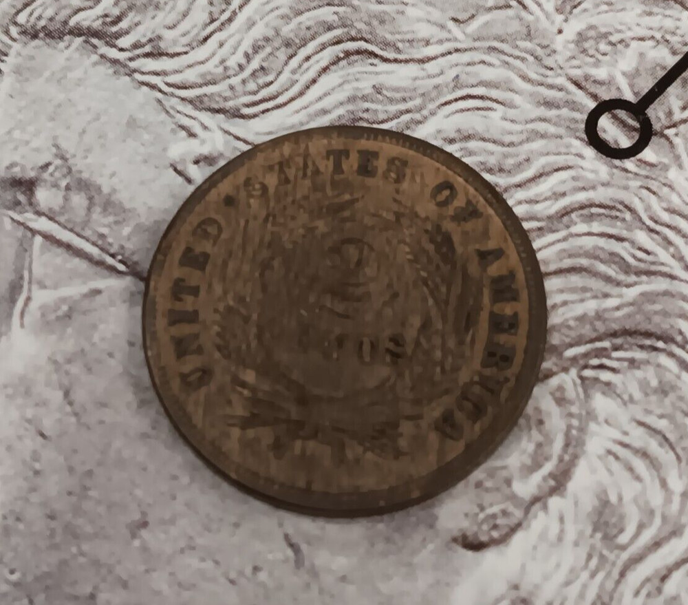 1864 2 CENT PIECE TP-4624