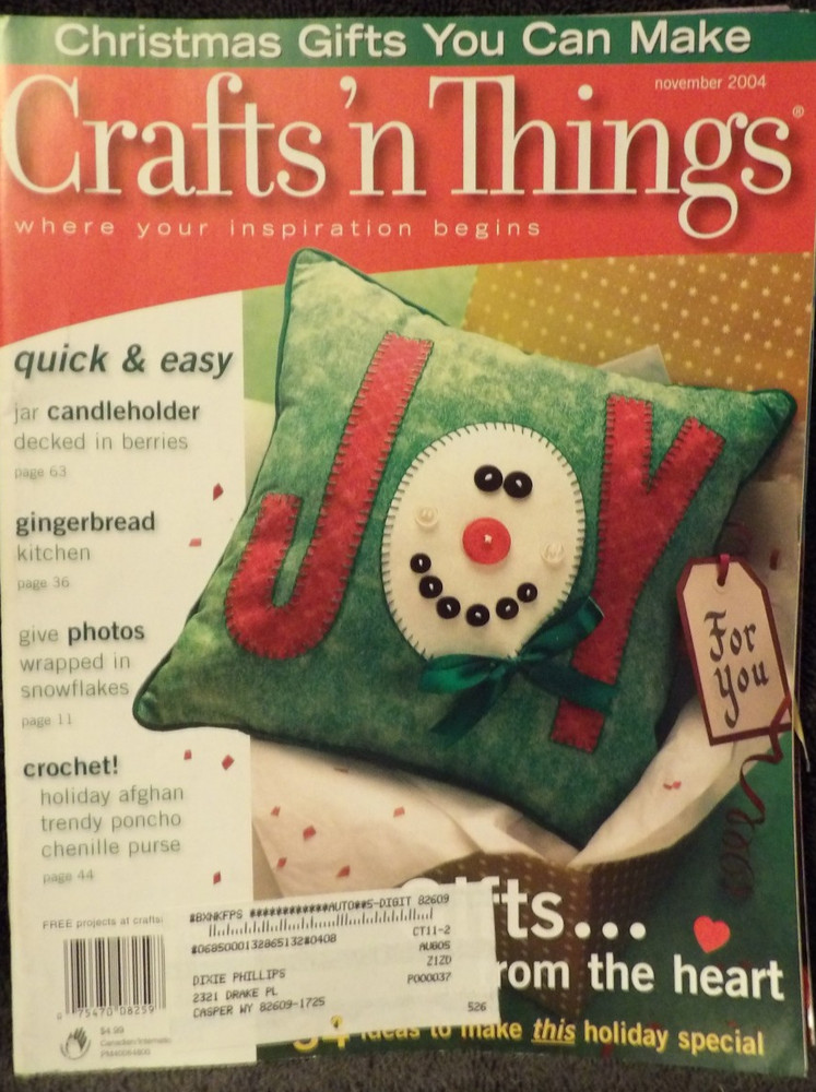 Crafts 'n Things November 2004