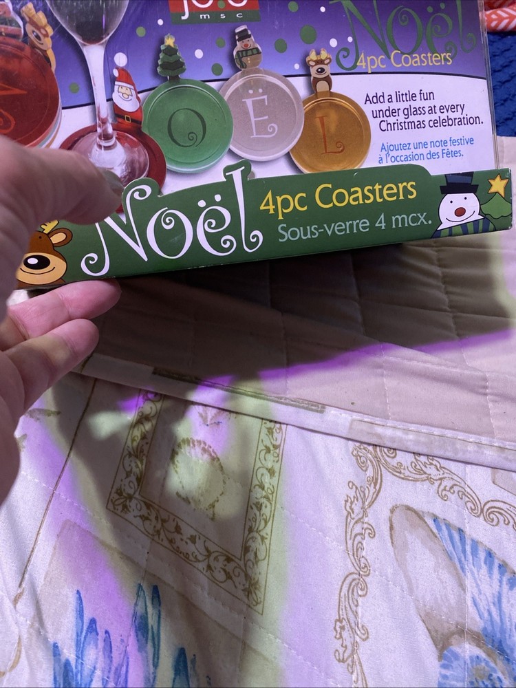 Noel 4 Pc Coasters