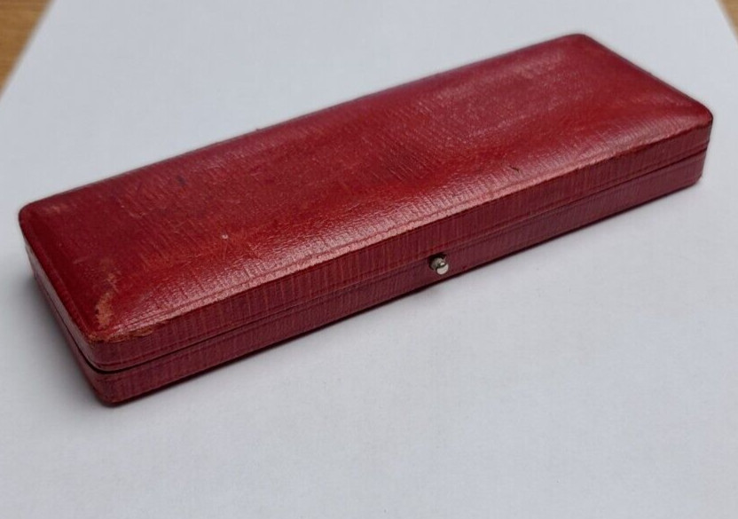 Canada 1908 Specimen Set Box / Case personalized from Manager Bank Ottawa