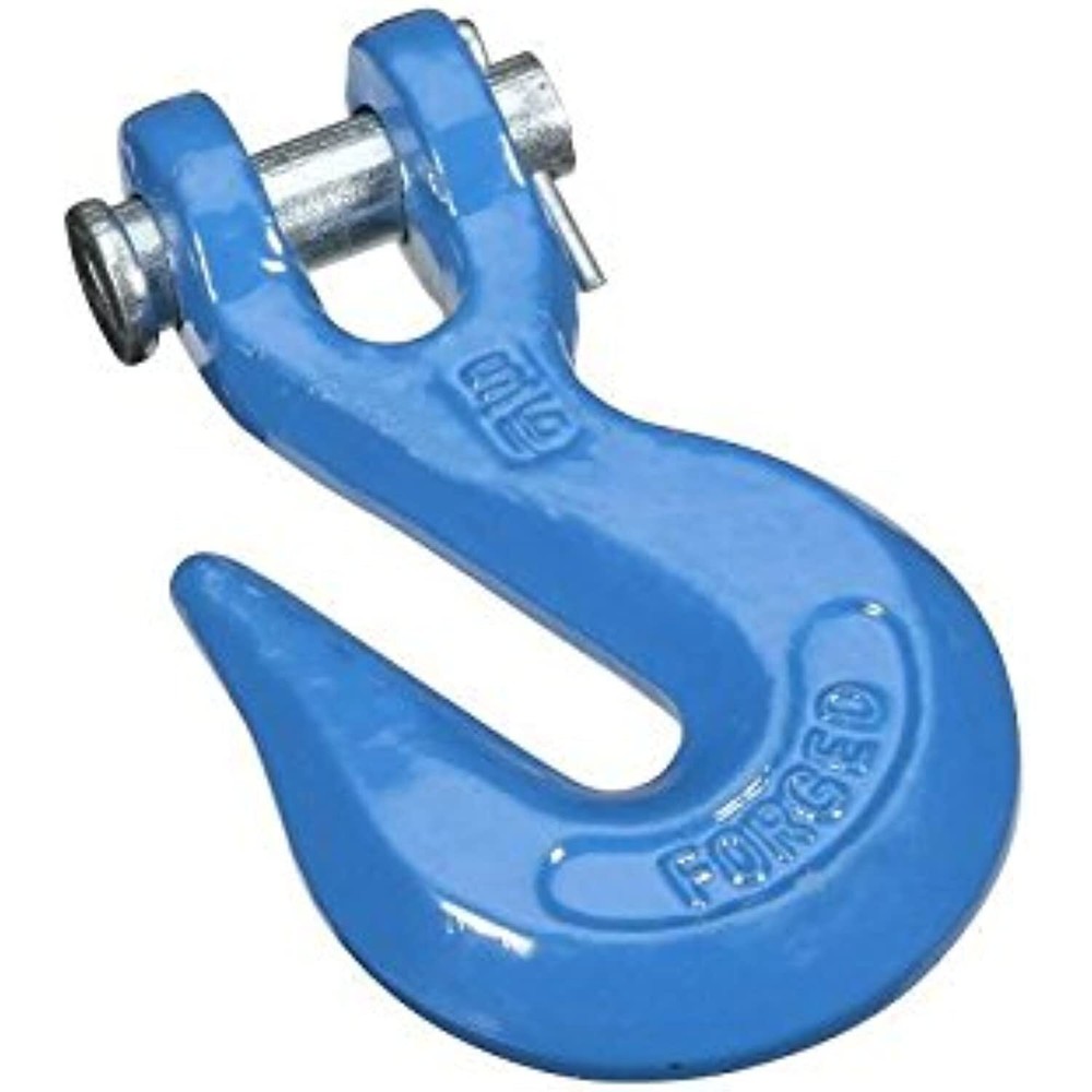 Clevis Grab Hook, Blue, 5/16-In.
