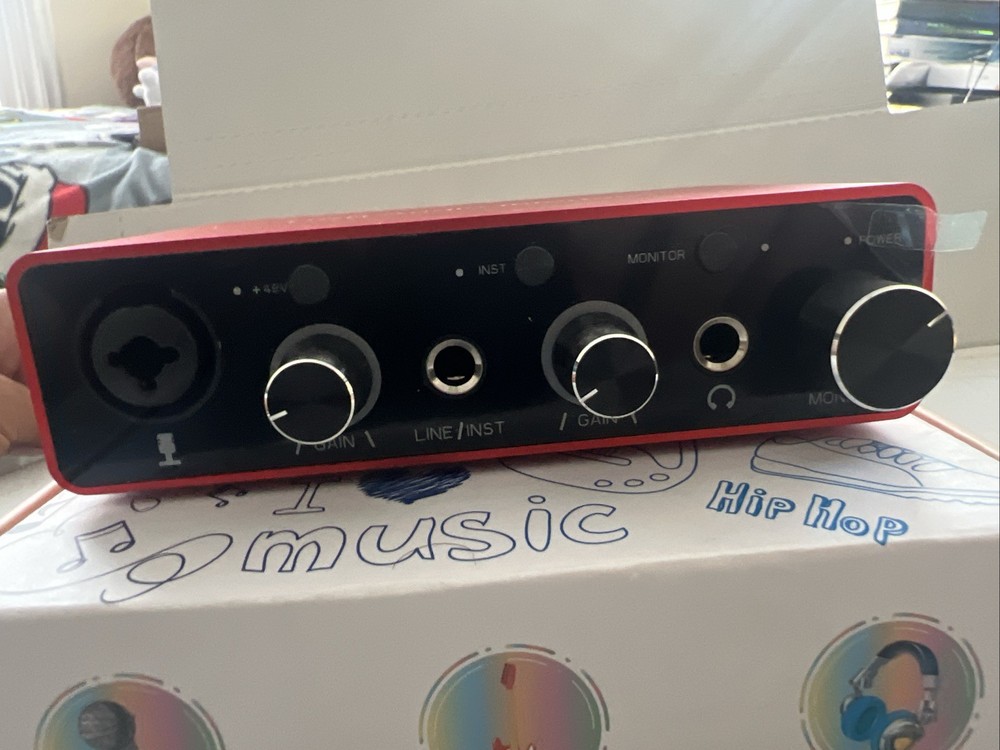 USB Audio Interface for PC High-Quality Recording Equipment