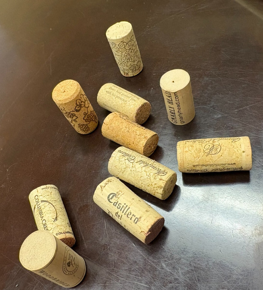 Wine Corks Both Red and White