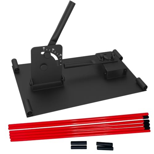 Golf Alignment Sticks and Angle Holder Set with Two Angle Holders, Works black