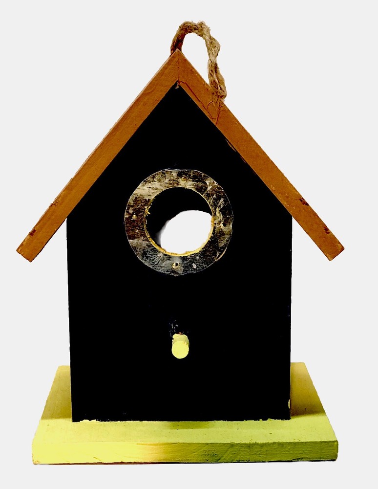 Custom 4 X 4 Painted Bird House (New)