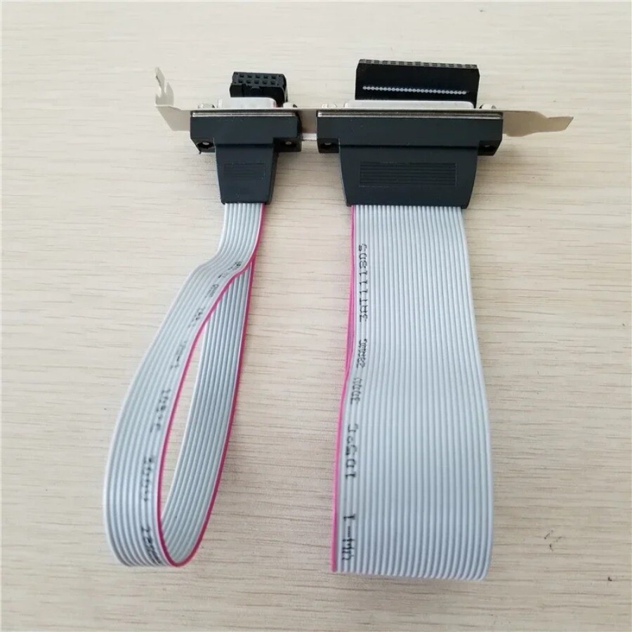 Mainboard mainboard Parallel LPT Print + RS232 db9 db25 Com Port bracket cable