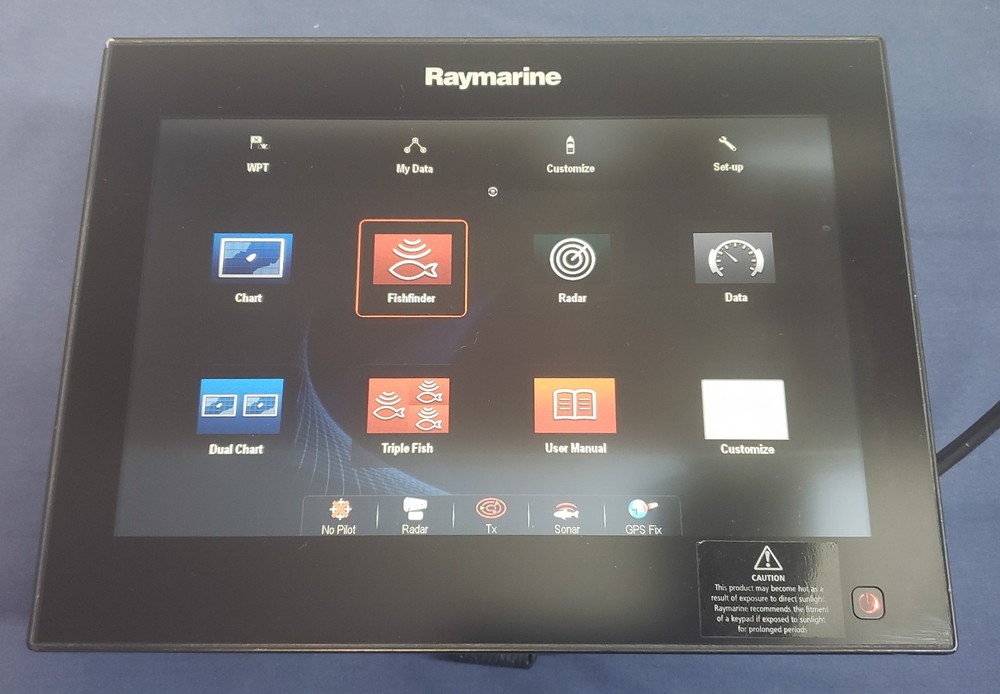 Raymarine gS125 12" Glass Bridge Touchscreen Chartplotter Display - E70125