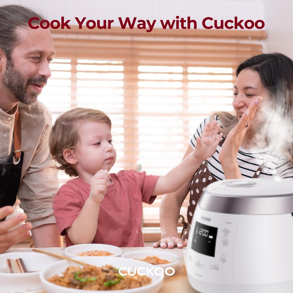 Cuckoo Heating Pressure Cooker & Warmer – 12 built-in programs, Glutinous.