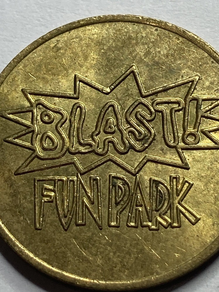 RARE BLAST FUN PARKARCADE TOKEN - DEFUNCT #rq1
