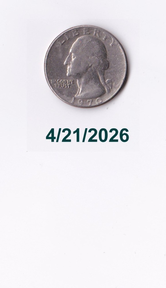 1970D WASHINGTON QUARTER SEMI-KEY!Circulated!