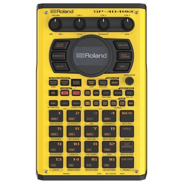 ROLAND SP-404MKII Yellow Sampler & Effect, Beatmaking Machine Tabletop