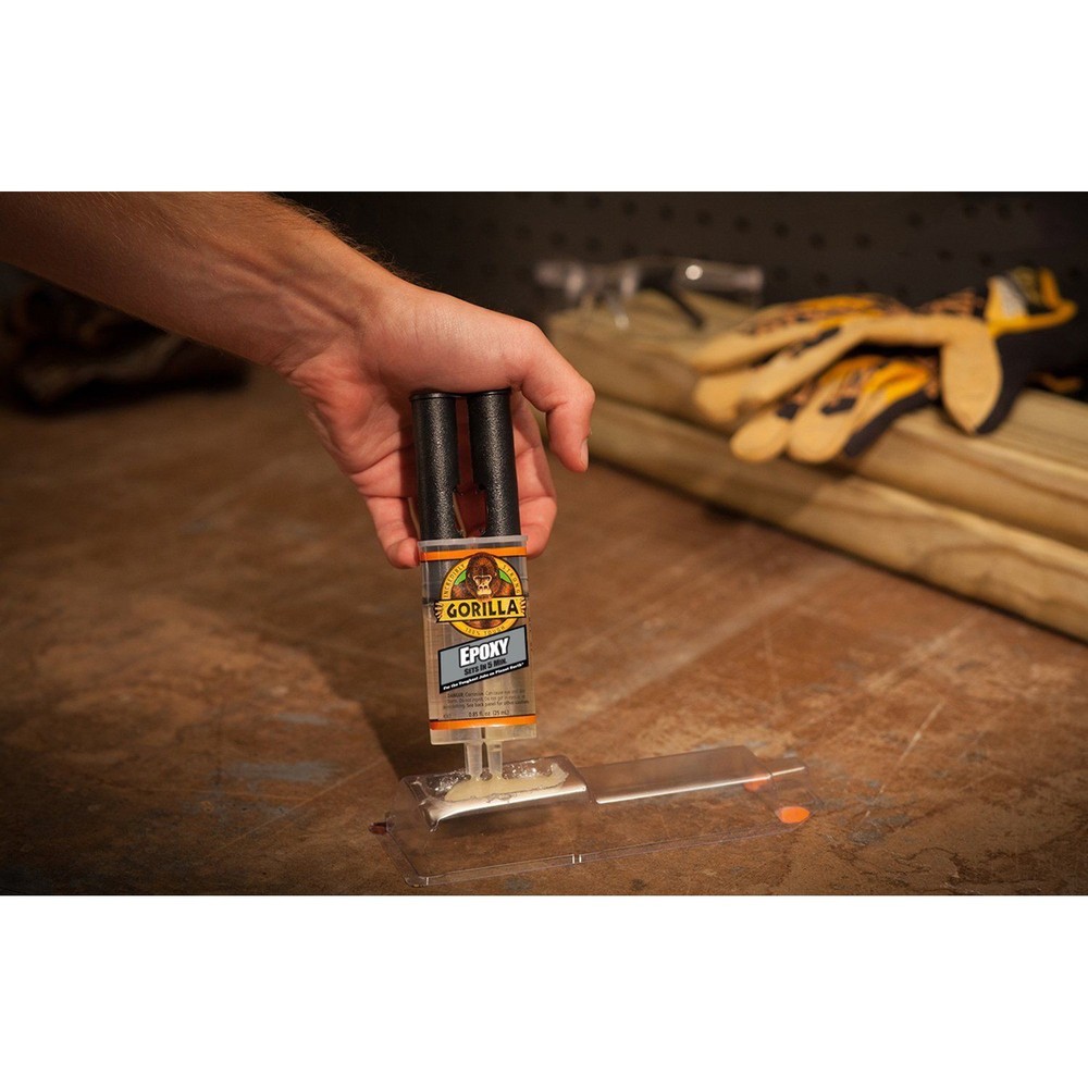 Gorilla Epoxy Syringe: 0.85 fl. oz. (Clear)