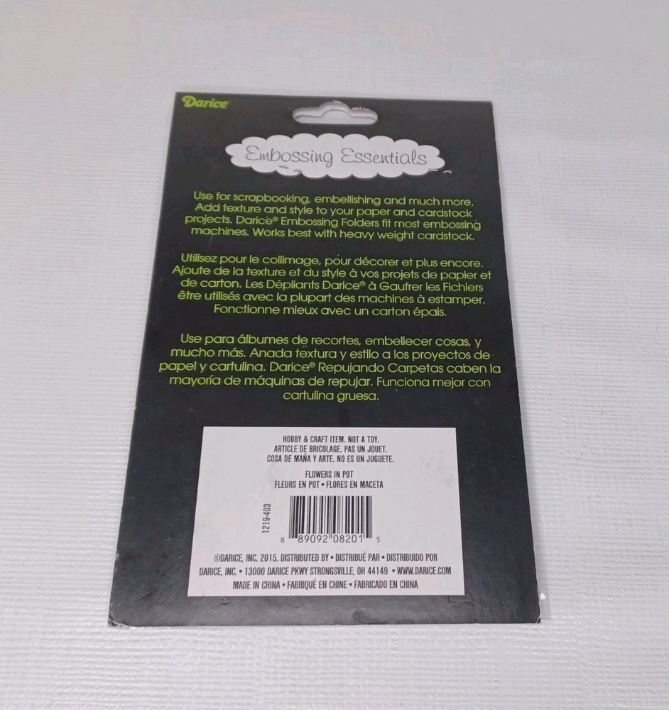 Darice Embossing Essentials Embossing Folder