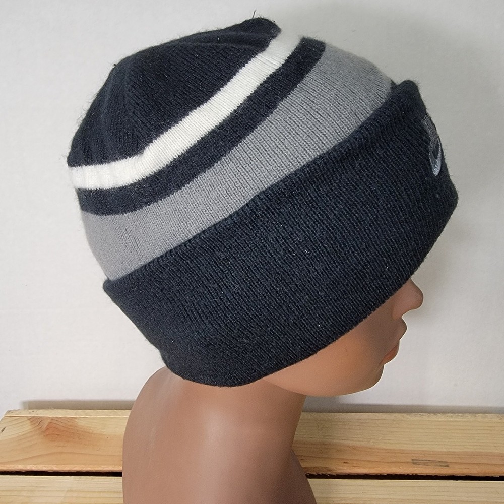 Nike Youth Black & Grey Knit Beanie
