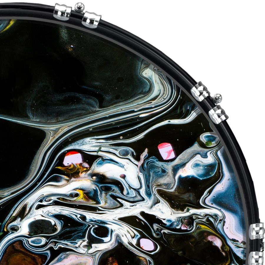 20" Custom Bass Kick Drum Front Head Graphic Graphical Abstract 53