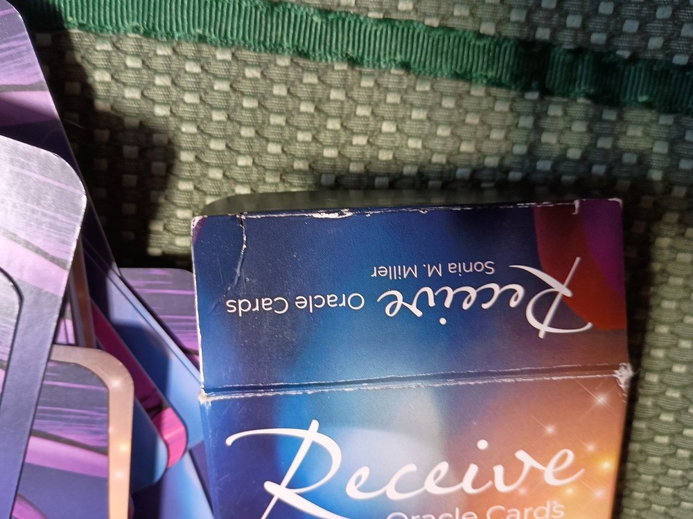 Receive Oracle Cards Sonia M Miller 56 Card Deck & Guidebook