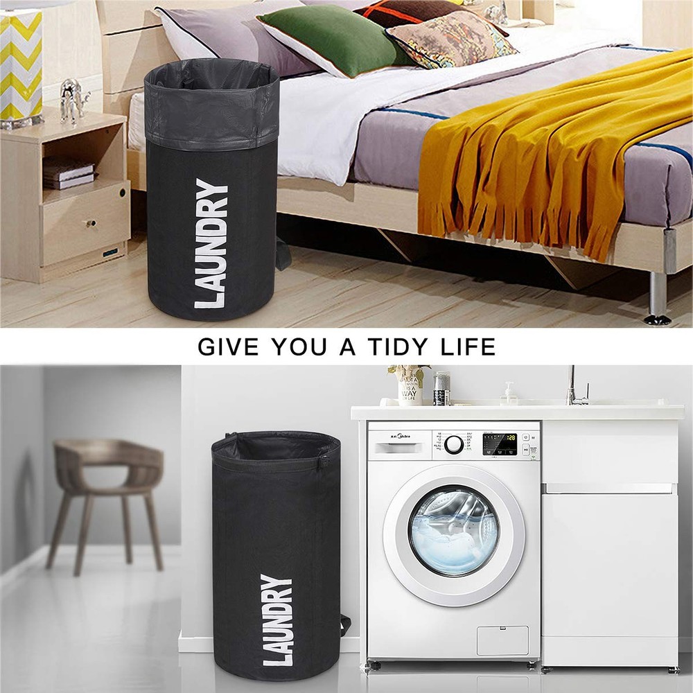Extra Large Foldable Laundry Bag Laundry Basket Collapsible Laundry Hamper Backp