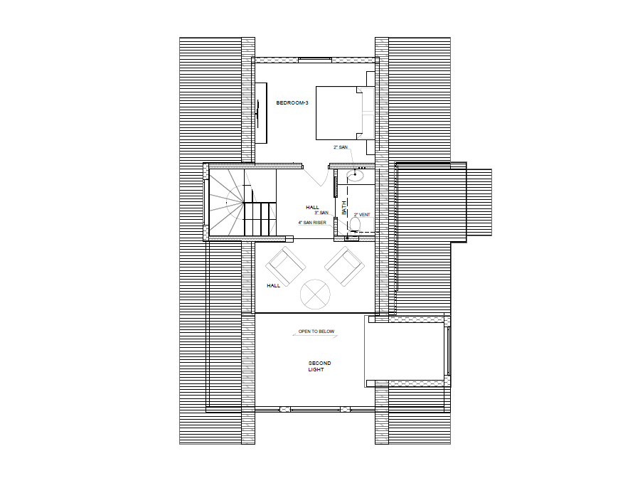 35’x51’ 3 Beds, 2 Baths Charming A-Frame Architectural Build Plans PDF Download.