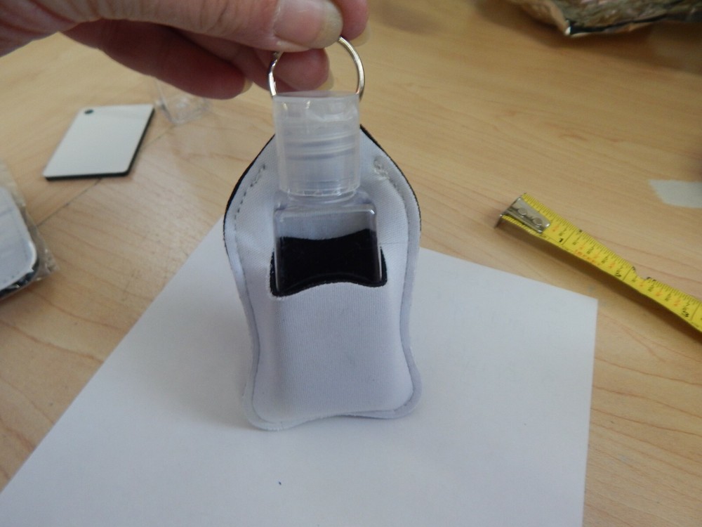 Sublimation Blanks Keychains, 5 Blank Keychains, Empty Bottle Keychain