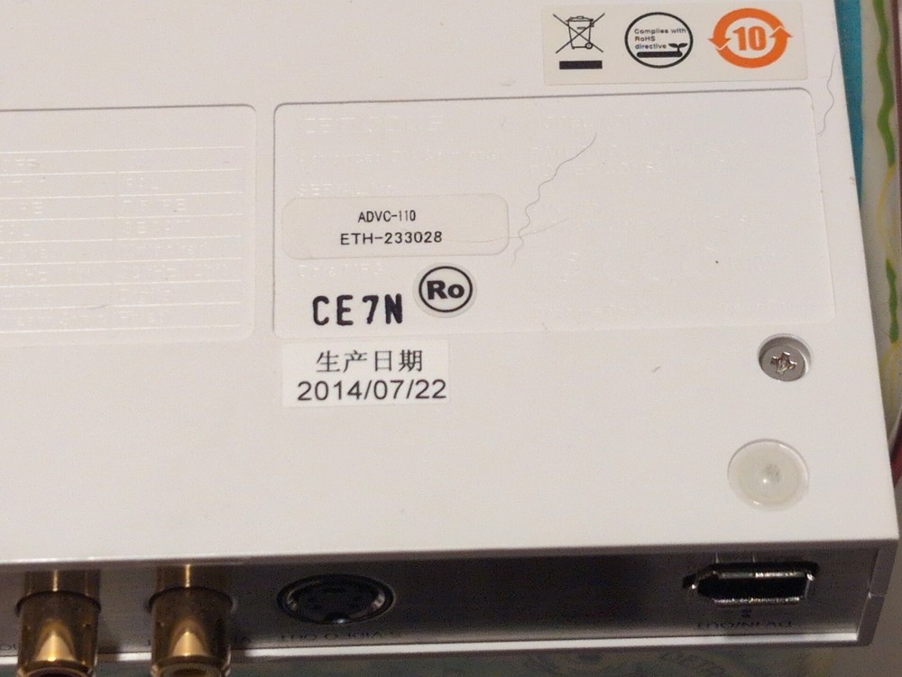 Canopus ADVC-110 Advanced Digital Video Converter EUC