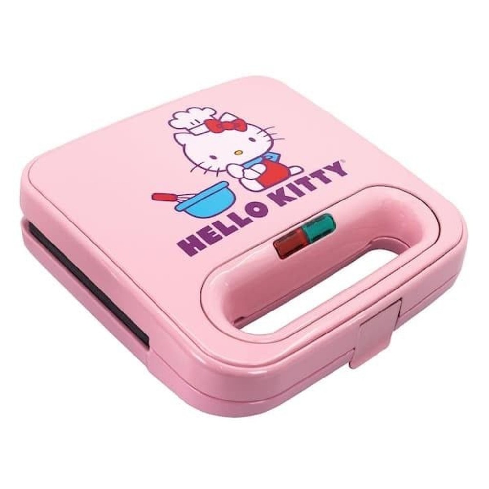 HELLO KITTY Pink Square Waffle Maker