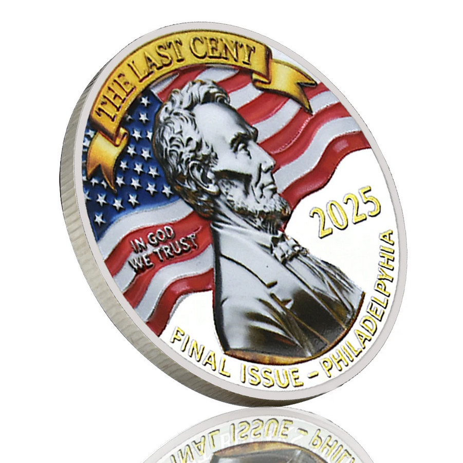 Final Cent Tribute Anniversary Challenge Coin Commemorative Penny 1-pc E